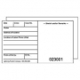 3"x5" Numbered White Latent Cards (Pack of 1000)